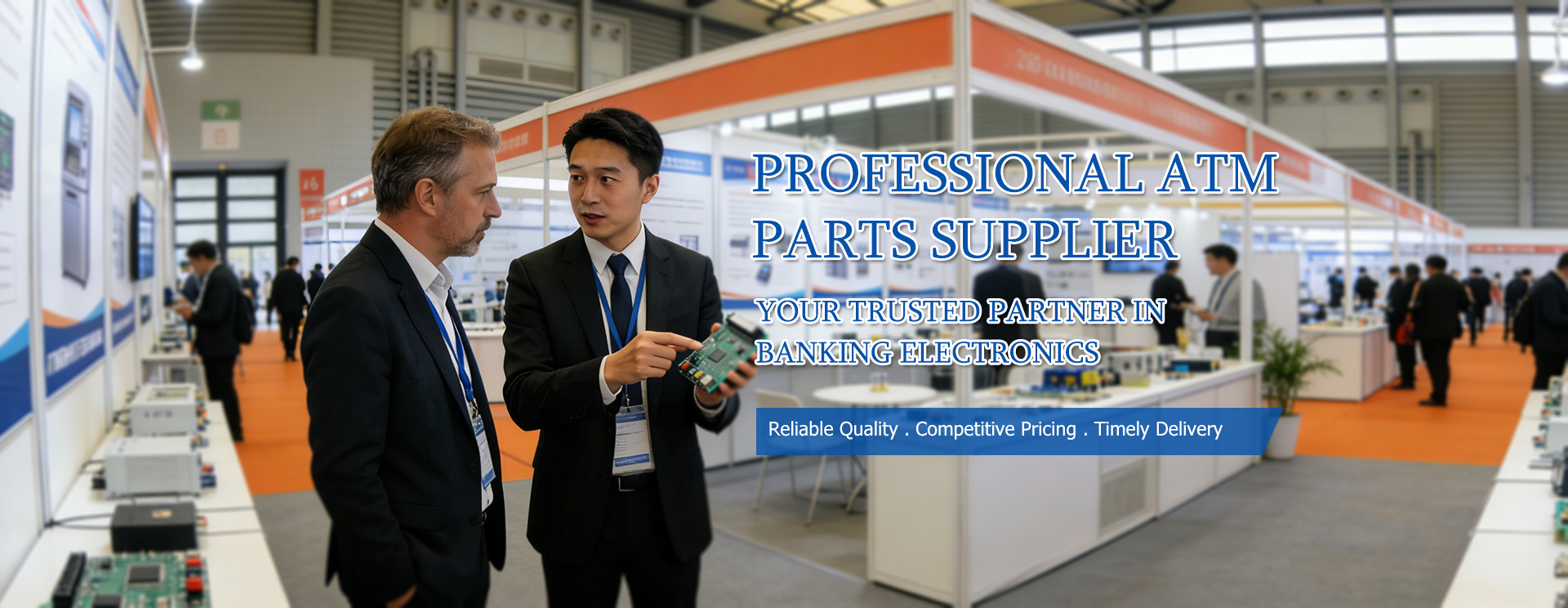 Introduce ATM electronic components at the exhibition